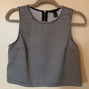 Forever 21 fitted crop top - S
